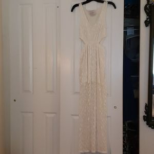 Cream Maxi Dress